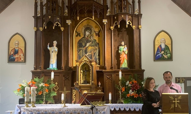 Храмове свято у селі Червоне